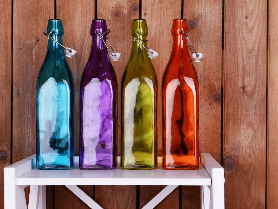 Different Uses of Colored Bottles